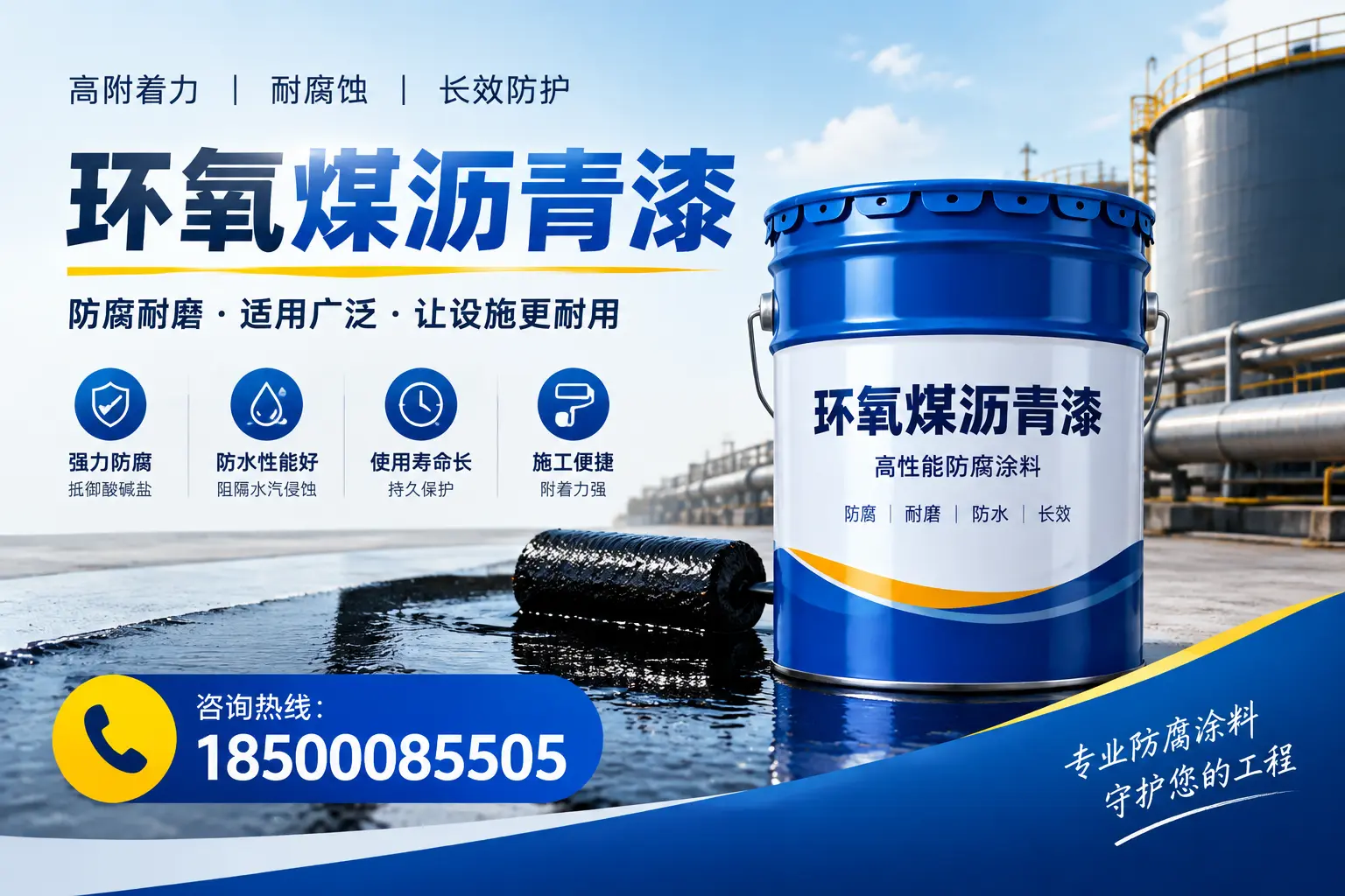 环氧煤沥青漆与其他涂料的对比分析，助力赤峰企业决策
