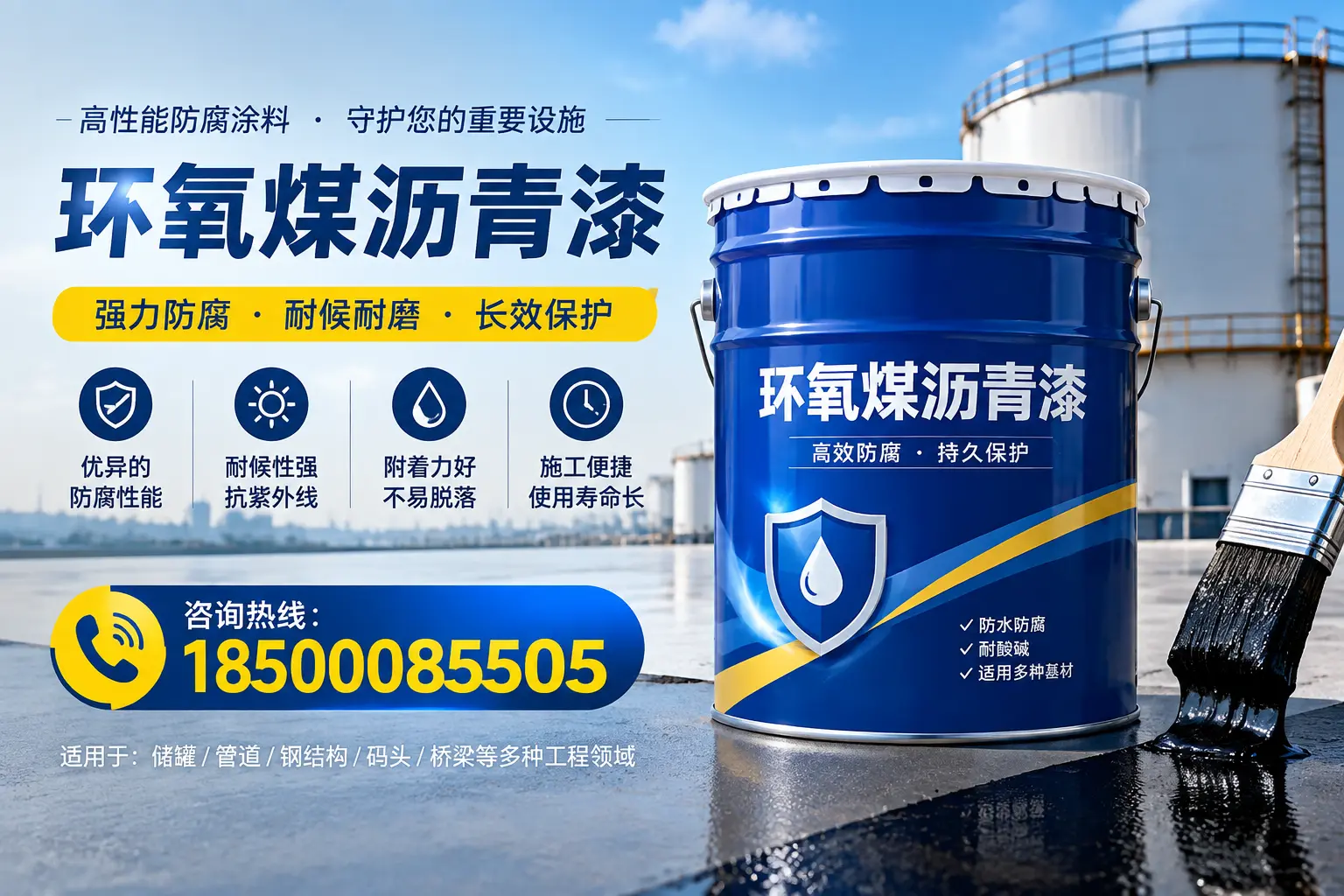 环氧煤沥青漆施工注意事项，确保赤峰项目顺利进行